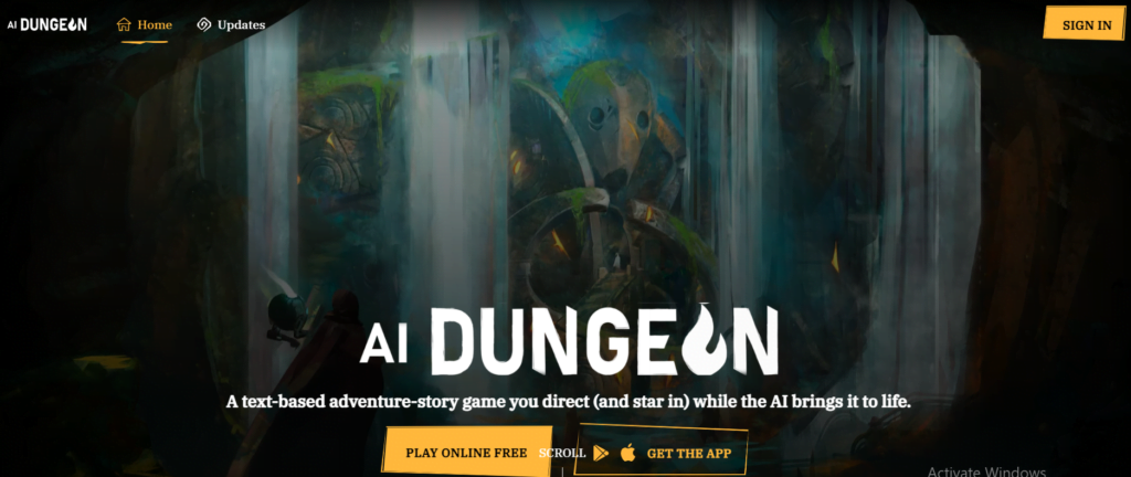 ai dungeon free ai game